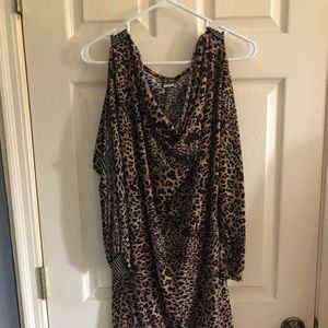 Cut out arms fancy blouse